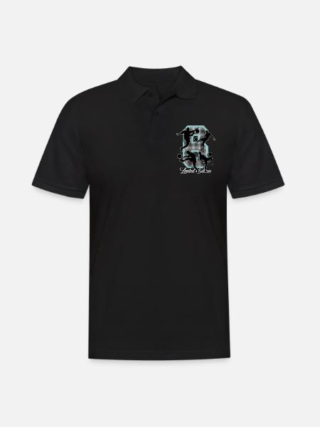 6th Birthday Football - Men's Polo Shirt - black