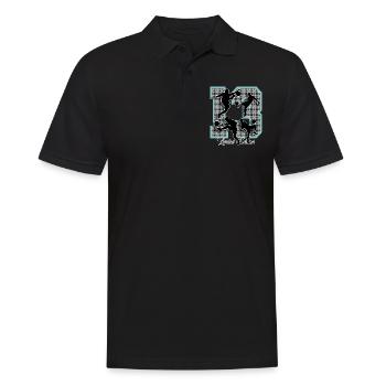 13th Birthday Football - Men's Polo Shirt - black - Front - Kai (181cm)