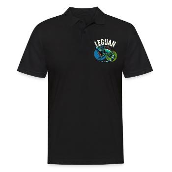 Iguana - Men's Polo Shirt - black - Front - Kai (181cm)