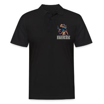 Lézards hauts lézards Iguane Reptiles - Polo Homme - noir - Devant - Kai (181cm)