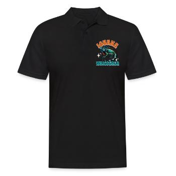 Iguana - Men's Polo Shirt - black - Front - Kai (181cm)