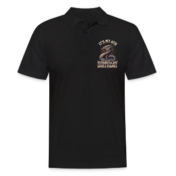 Dragon 6ème anniversaire Dragon - Polo Homme - noir - Devant - Kai (181cm)