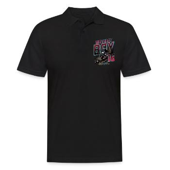 16e anniversaire de motocross - Polo Homme - noir - Devant - Kai (181cm)