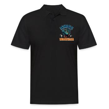 Iguana - Men's Polo Shirt - black - Front - Kai (181cm)