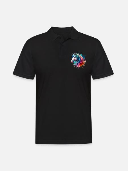 Cheval - Polo Homme - noir