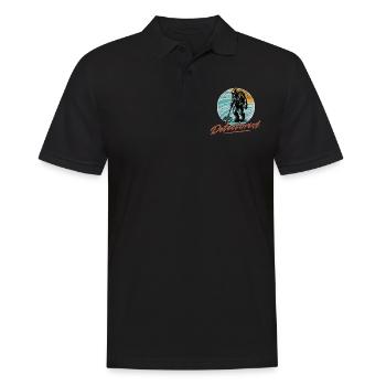 Sondeln Metalldetektor - Männer Poloshirt - Schwarz - Vorne - Kai (181cm)