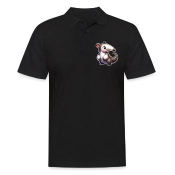 Fourmilier - Polo Homme - noir - Devant - Kai (181cm)