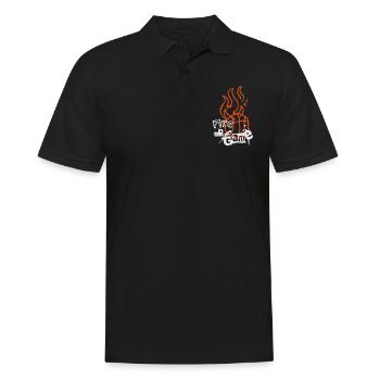 Basketball Basketballer - Männer Poloshirt - Schwarz - Vorne - Kai (181cm)