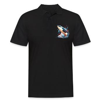 Orque Épaulard - Polo Homme - noir - Devant - Kai (181cm)