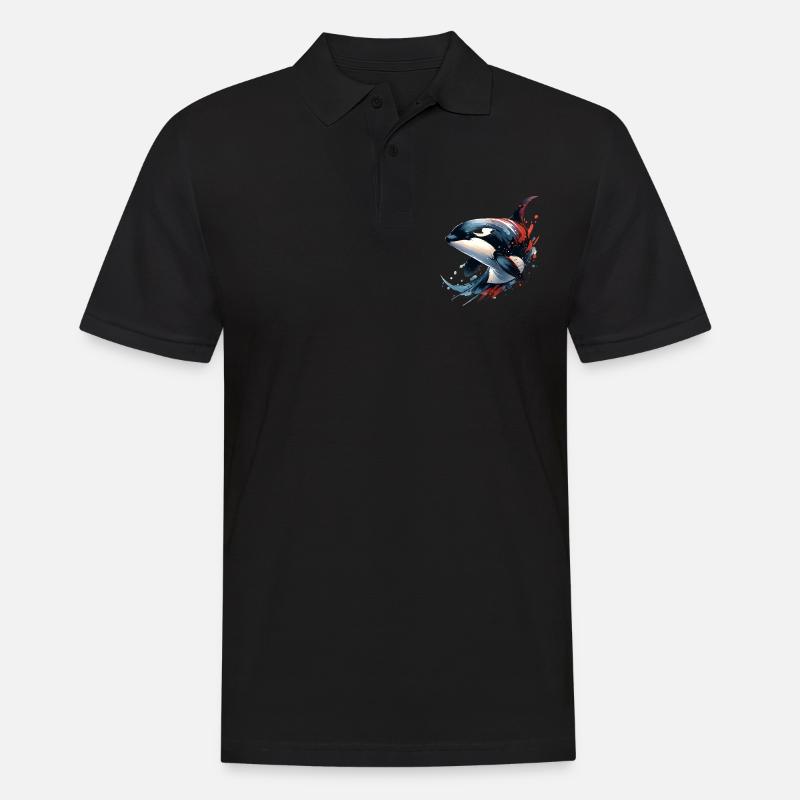 Spækhugger Spækhugger - Herre poloshirt - sort