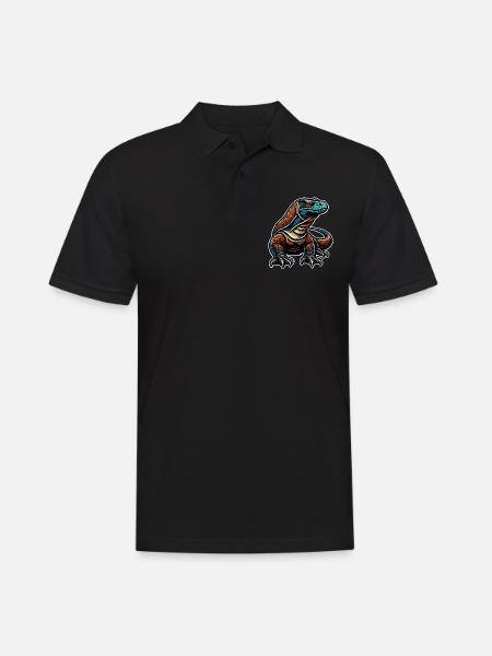 Komodo Dragon - Men's Polo Shirt - black