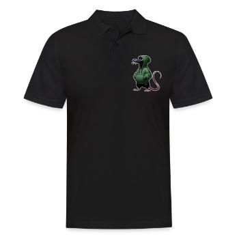 Mouse - Men's Polo Shirt - black - Front - Kai (181cm)