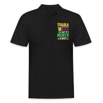 Tequila - Männer Poloshirt - Schwarz - Vorne - Kai (181cm)