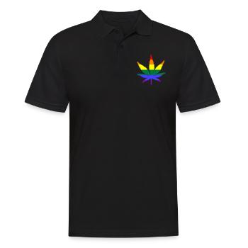 lgbt, love is love, csd, pride - Männer Poloshirt - Schwarz - Vorne - Kai (181cm)