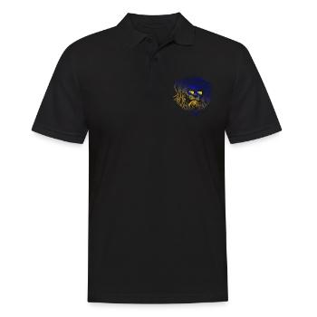 Bosnien und Herzegowina - Männer Poloshirt - Schwarz - Vorne - Kai (181cm)