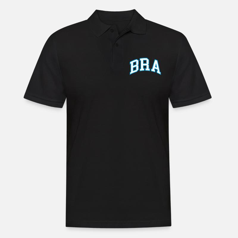 Bra - Männer Poloshirt - Schwarz