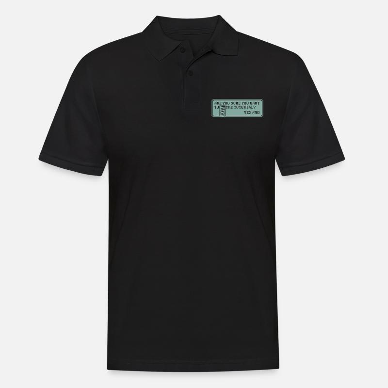 TUTORIAL - Men's Polo Shirt - black