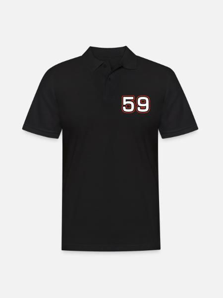 Symbole numérique 59 - Polo Homme - noir