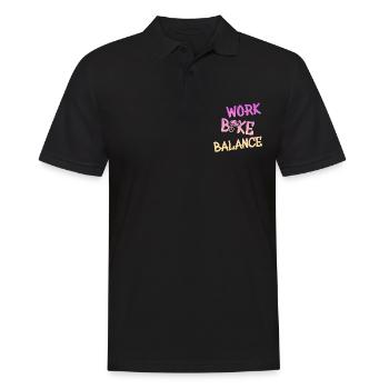 Cooles Geschenk für Biker - Männer Poloshirt - Schwarz - Vorne - Kai (181cm)
