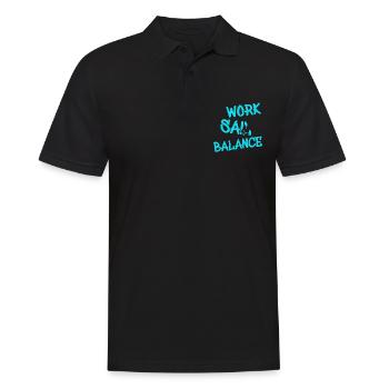 Segeln Segelboot Sailing Segler Sailer - Männer Poloshirt - Schwarz - Vorne - Kai (181cm)