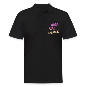 Sailing - Männer Poloshirt - Schwarz - Vorne - Kai (181cm)