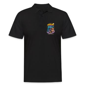 Mondschein Minigolf mit Aliens - Polo Homme - noir - Devant - Kai (181cm)