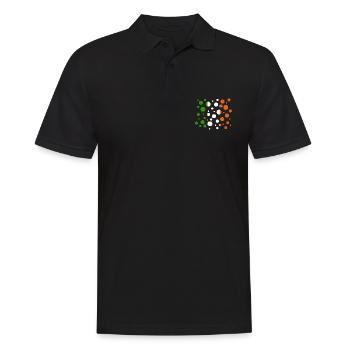 Ireland Irland - Männer Poloshirt - Schwarz - Vorne - Kai (181cm)