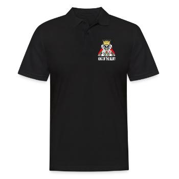 Joueur de poker King Of The Bluff Poker Cards Poker - Polo Homme - noir - Devant - Kai (181cm)