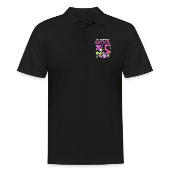 Spa Birthday For Girls 5th Spa Birthday Party - Men's Polo Shirt - black - Front - Kai (181cm)