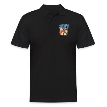 Chevalier Anniversaire 7ème Chevalier Fête d’anniversaire - Polo Homme - noir - Devant - Kai (181cm)