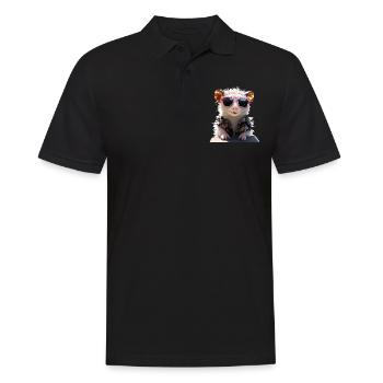 Opossum Opossum Didelphis Opossums mignons Opossum - Polo Homme - noir - Devant - Kai (181cm)