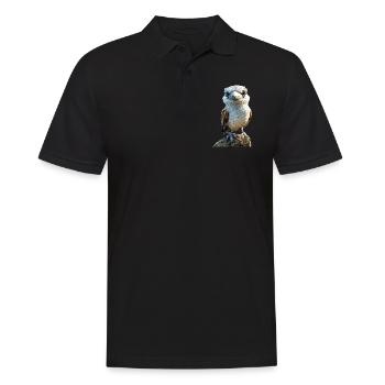 Kookaburra Hunter lit Hans Sweet Bird en riant - Polo Homme - noir - Devant - Kai (181cm)