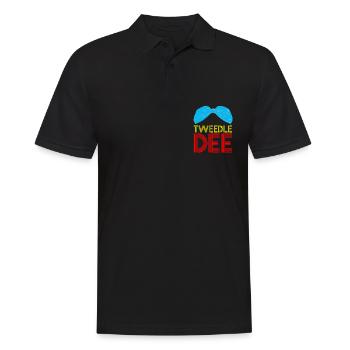 Tweedle Dee et Tweedle Dum Chemises partenaires - Polo Homme - noir - Devant - Kai (181cm)