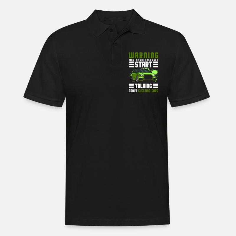 Electromobilité Climatisation Électrique Silent - Polo Homme - noir