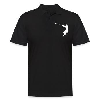 Hammer throw hammer thrower heavy athletics gift - Men's Polo Shirt - black - Front - Kai (181cm)