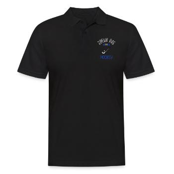 J'peux pas j'ai hockey - Polo Homme - noir - Devant - Kai (181cm)