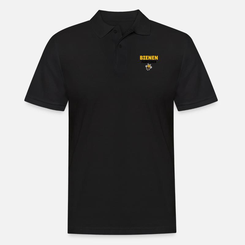 Bienenflüsterer - Männer Poloshirt - Schwarz