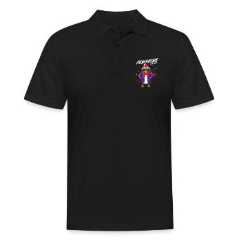 Tenue d’hiver cool de style pingouin en Antarctique - Polo Homme - noir - Devant - Kai (181cm)