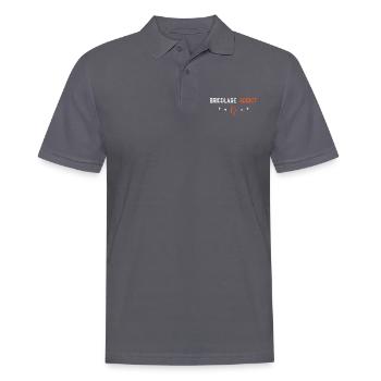 Bricolage addict - Polo Homme - charbon - Devant - Nico (186cm)