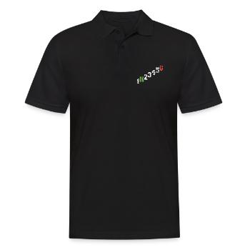 1N23456 Motorcycle Gearshift - Adrenaline - Men's Polo Shirt - black - Front - Kai (181cm)