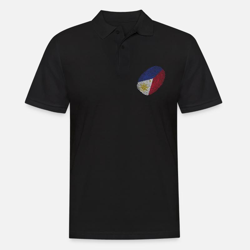 Filippinene - Poloskjorte for menn - svart