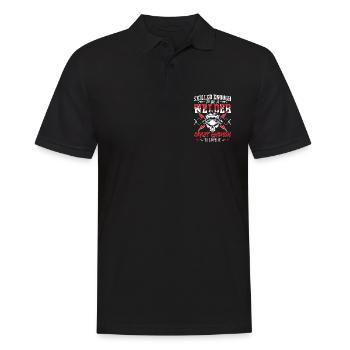 Skilled Enough To Be A Welder Welding Weld Metal - Men's Polo Shirt - black - Front - Kai (181cm)