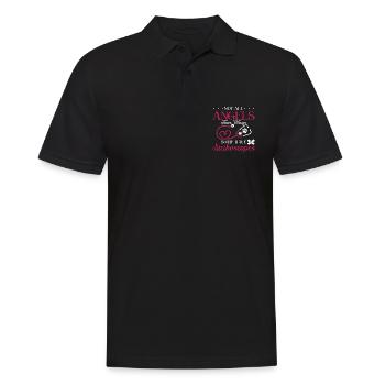 Veterinary Not All Angels Have Pets Veterinarian - Men's Polo Shirt - black - Front - Kai (181cm)