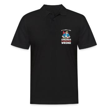 Radio amateur si ça sent l’opérateur radio d’antenne - Polo Homme - noir - Devant - Kai (181cm)