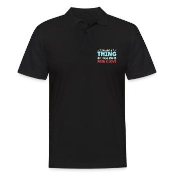 Abandoned Pets I'm Not A Thing Adopt Animal Lover - Men's Polo Shirt - black - Front - Kai (181cm)