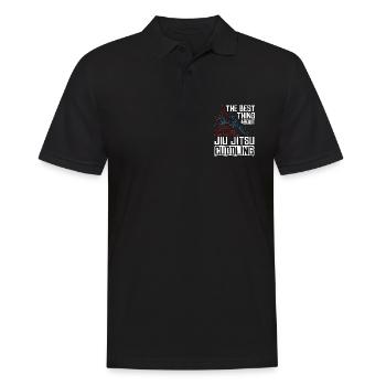 The Best Thing About Jiu Jitsu Fighting Fighter - Men's Polo Shirt - black - Front - Kai (181cm)