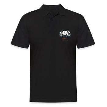 Artificial Intelligence Deep Learning Programmer - Männer Poloshirt - Schwarz - Vorne - Kai (181cm)