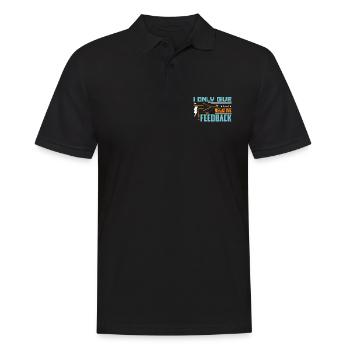 Electrical Engineering I Only Give Lineman Lover - Männer Poloshirt - Schwarz - Vorne - Kai (181cm)