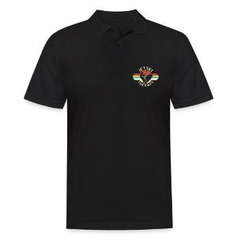 Jet Skiing Jet Ski Therapy Retro Loves Motor Boat - Men's Polo Shirt - black - Front - Kai (181cm)