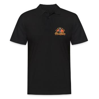 Mountain Bike It's Better In The Mountains Bicycle - Männer Poloshirt - Schwarz - Vorne - Kai (181cm)